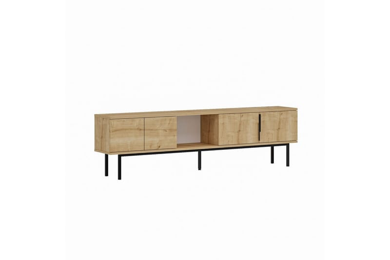 Zeiran Tv-bänk 180 cm - Mediumfärgat trä - Möbler - Vardagsrum - Tv-möbler & mediamöbler - Tv-bänkar
