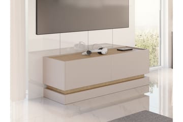 Zelric Golvstående Tv-bänk 150 cm med Förvaring i Trä - Beige - Möbler - Vardagsrum - Tv-möbler & mediamöbler - Tv-bänkar
