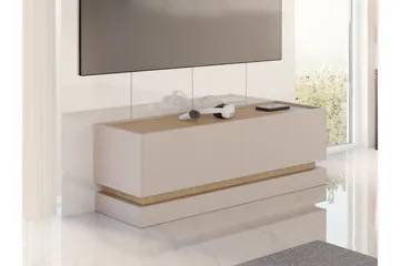 Zelric Tv-bänk 150 cm - Beige - Möbler - Vardagsrum - Tv-möbler & mediamöbler - Tv-bänkar