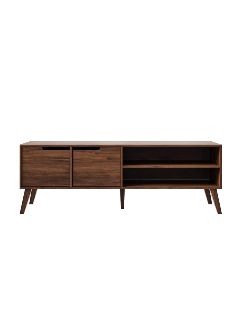 Zelto Tv-Bänk 160 cm - Warmia valnöt - Möbler - Vardagsrum - Tv-möbler & mediamöbler - Tv-bänkar