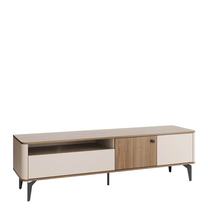 Zeyrin Tv-bänk 180 cm, Beige|brun|svart
