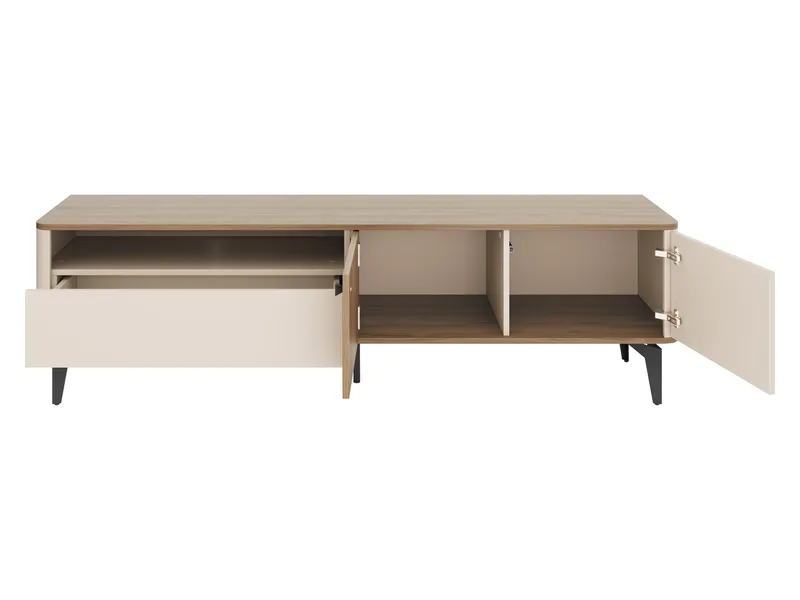 Zeyrin Tv-bänk 180 cm - Beige|brun|svart - Möbler - Vardagsrum - Tv-möbler & mediamöbler - Tv-bänkar