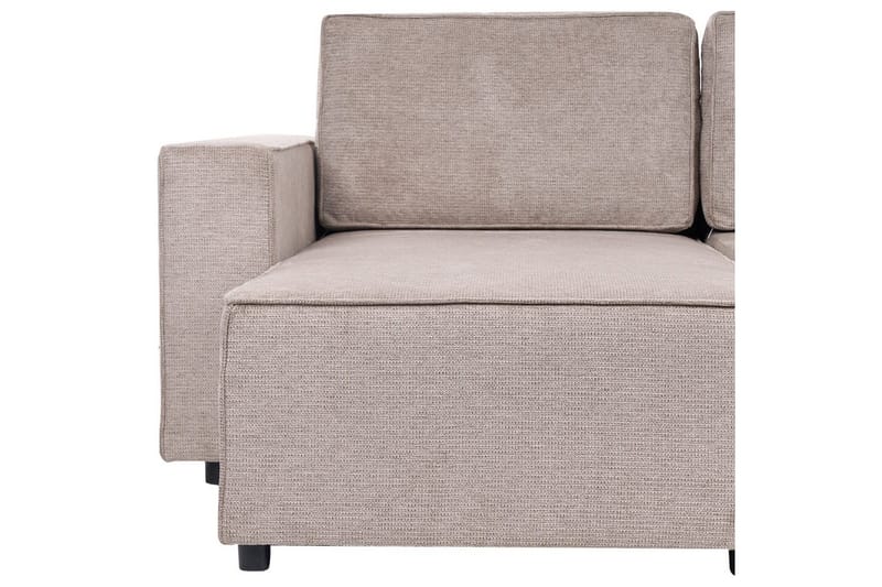 U-formad soffa Vatne Brun/Svart - Brun/Svart - Möbler - Vardagsrum - Soffgrupper