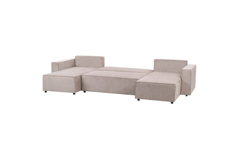 U-formad soffa Vatne Brun/Svart - Brun/Svart - Möbler - Vardagsrum - Soffgrupper