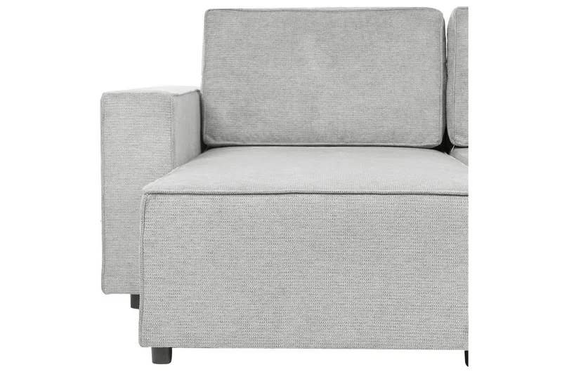 U-formad soffa Vatne Grå/svart - Grå/svart - Möbler - Vardagsrum - Soffgrupper