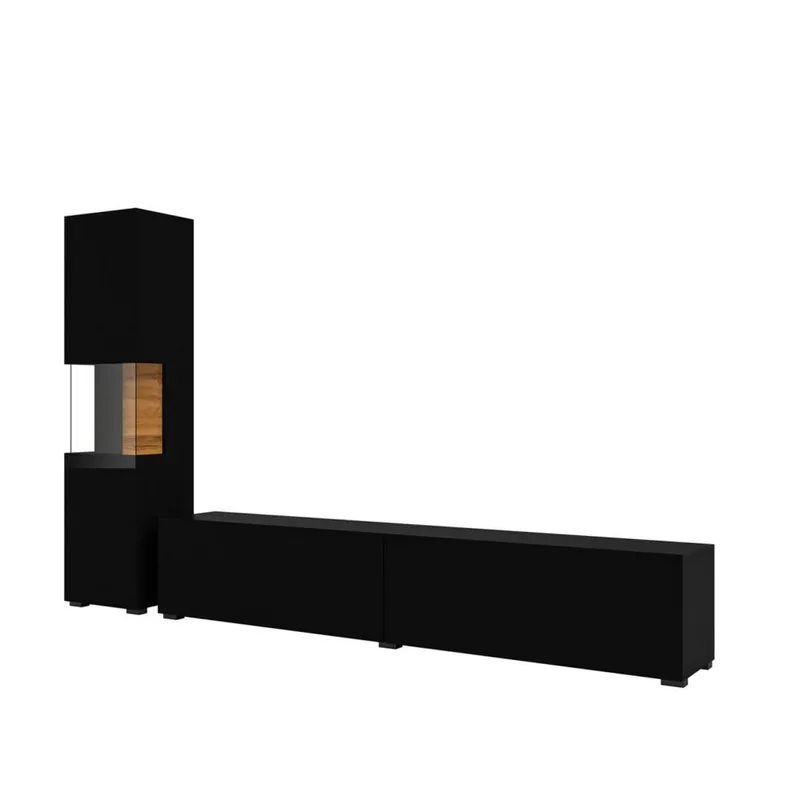 Väggenhet Ava 2 delar (05+40), Svart onyx