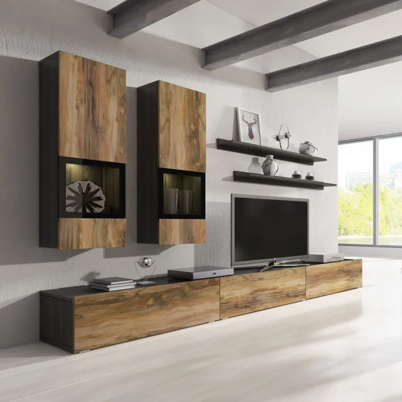 Väggenhet Baros - Touchwood - Möbler - Vardagsrum - Möbelset för vardagsrum