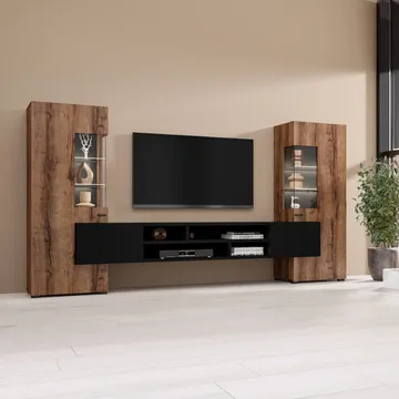Väggenhet Coby - Klosterek - Blacky Onyx - Möbler - Vardagsrum - Möbelset för vardagsrum