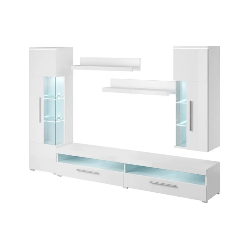 Väggenhet Indien, Vit, 285 cm