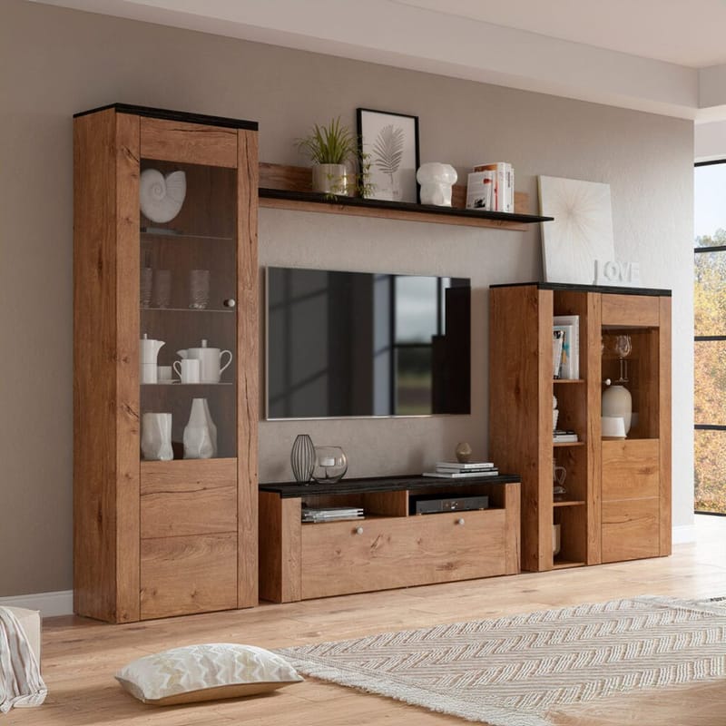 Väggenhet Larona (05+41+02+44) - Lefkas Ek - Touchwood - Möbler - Vardagsrum - Möbelset för vardagsrum