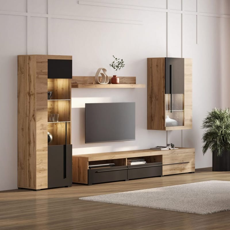 Väggenhet Roger 4 delar - Wotan Ek - Möbler - Vardagsrum - Möbelset för vardagsrum