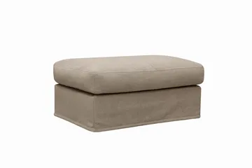 Valencia Extra Djup 5-sits soffa + fotpall med avtagbar och tvättbar klädsel - Brun - Möbler - Vardagsrum - Soffor