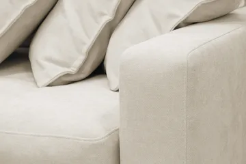 Valencia Extra Djup 5-sits Soffa i Chenille - Beige - Möbler - Vardagsrum - Soffor