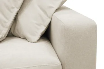 Valencia Extra Djup 5-sits Soffa i Chenille - Beige - Möbler - Vardagsrum - Soffor