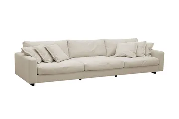 Valencia Extra Djup 5-sits Soffa i Chenille - Beige - Möbler - Vardagsrum - Soffor