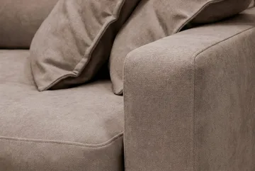 Valencia Extra Djup 5-sits Soffa i Chenille - Mörkbrun - Möbler - Vardagsrum - Soffor