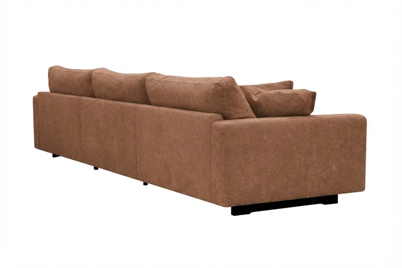 Valencia Extra Djup 5-sits Soffa i Chenille - Rostbrun - Möbler - Vardagsrum - Soffor