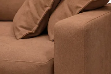 Valencia Extra Djup 5-sits Soffa i Chenille - Rostbrun - Möbler - Vardagsrum - Soffor