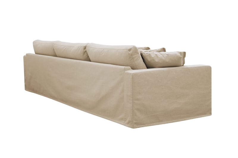 Valencia Extra Djup 5-sits Soffa med avtagbar och tvättbar klädsel - Beige - Möbler - Vardagsrum - Soffor
