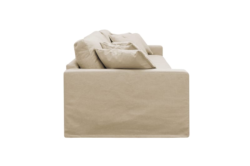 Valencia Extra Djup 5-sits Soffa med avtagbar och tvättbar klädsel - Beige - Möbler - Vardagsrum - Soffor