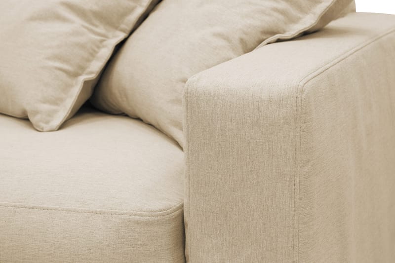 Valencia Extra Djup 5-sits Soffa med avtagbar och tvättbar klädsel - Beige - Möbler - Vardagsrum - Soffor