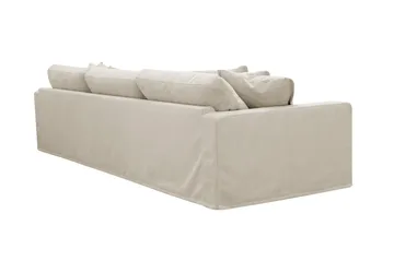 Valencia Extra Djup 5-sits Soffa med avtagbar och tvättbar klädsel - Beige - Möbler - Vardagsrum - Soffor
