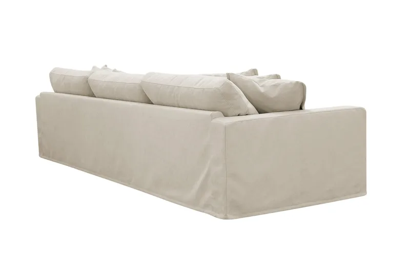 Valencia Extra Djup 5-sits Soffa med avtagbar och tvättbar klädsel - Beige - Möbler - Vardagsrum - Soffor