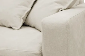 Valencia Extra Djup 5-sits Soffa med avtagbar och tvättbar klädsel - Beige - Möbler - Vardagsrum - Soffor