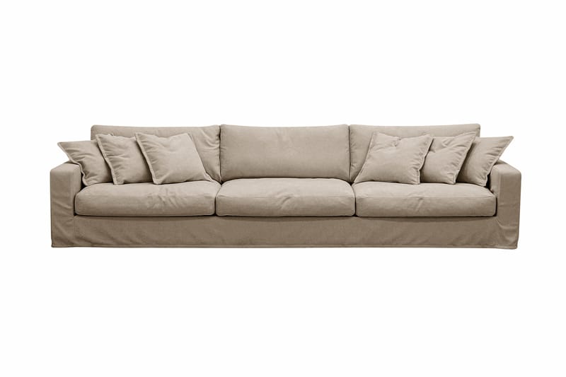 Valencia Extra Djup 5-sits Soffa med avtagbar och tvättbar klädsel - Brun - Möbler - Vardagsrum - Soffor