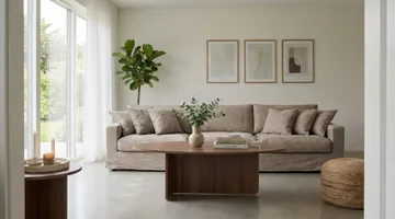 Valencia Extra Djup 5-sits Soffa med avtagbar och tvättbar klädsel - Brun - Möbler - Vardagsrum - Soffor