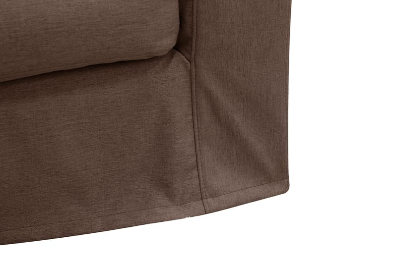 Valencia Extra Djup 5-sits Soffa med avtagbar och tvättbar klädsel - Mörkbrun - Möbler - Vardagsrum - Soffor