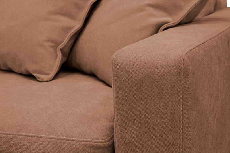 Valencia Extra Djup 5-sits Soffa med avtagbar och tvättbar klädsel - Rostbrun - Möbler - Vardagsrum - Soffor