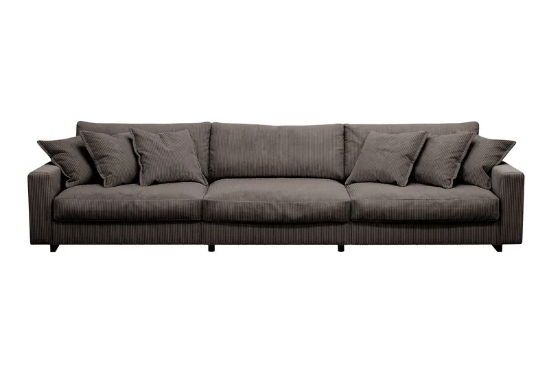 Valencia Extra Djup 5-sits Soffa, Mörkgrå