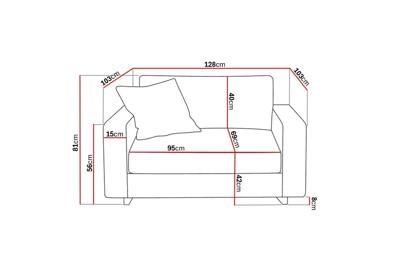 Valencia Extra Djup Fåtölj i Chenille - Beige - Möbler - Vardagsrum - Fåtöljer
