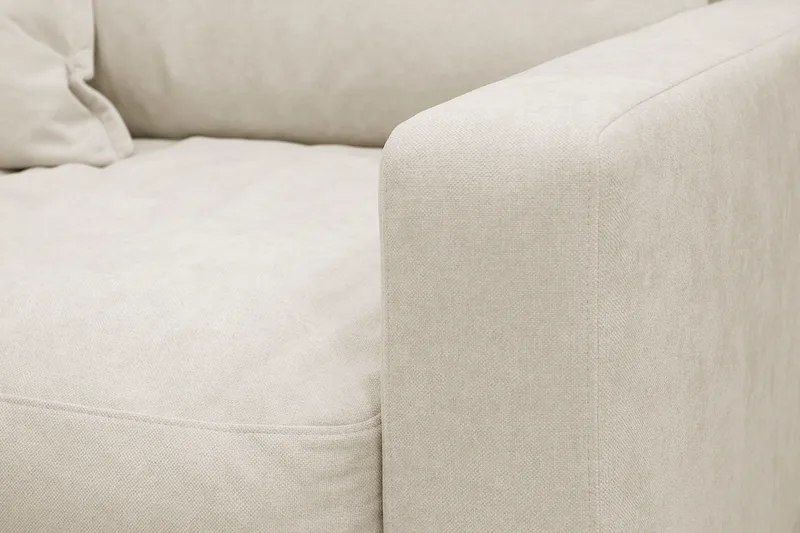 Valencia Extra Djup Fåtölj i Chenille - Beige - Möbler - Vardagsrum - Fåtöljer