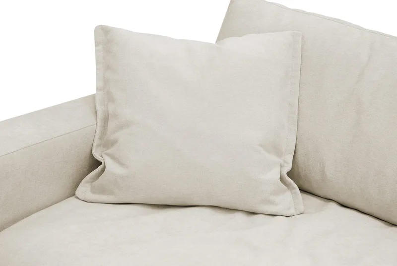 Valencia Extra Djup Fåtölj i Chenille - Beige - Möbler - Vardagsrum - Fåtöljer