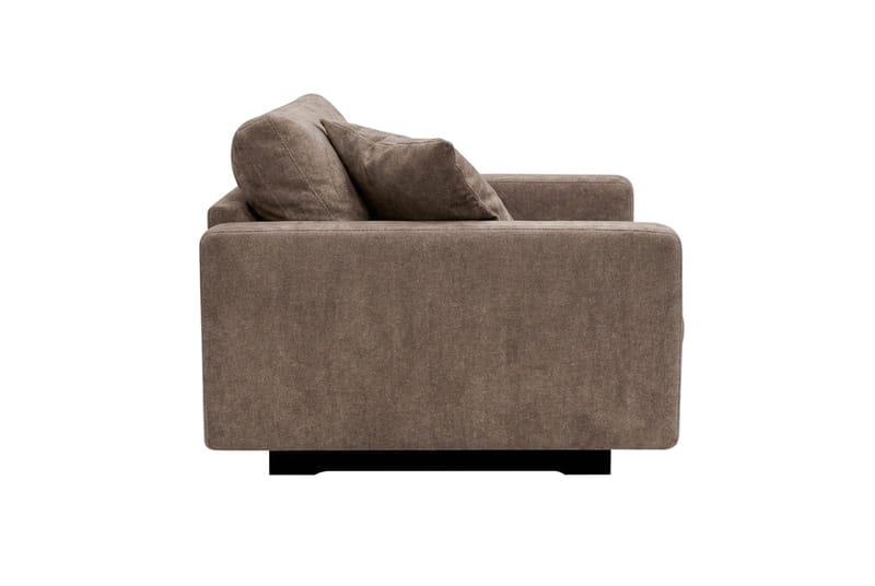 Valencia Extra Djup Fåtölj i Chenille - Mörkbrun - Möbler - Vardagsrum - Fåtöljer