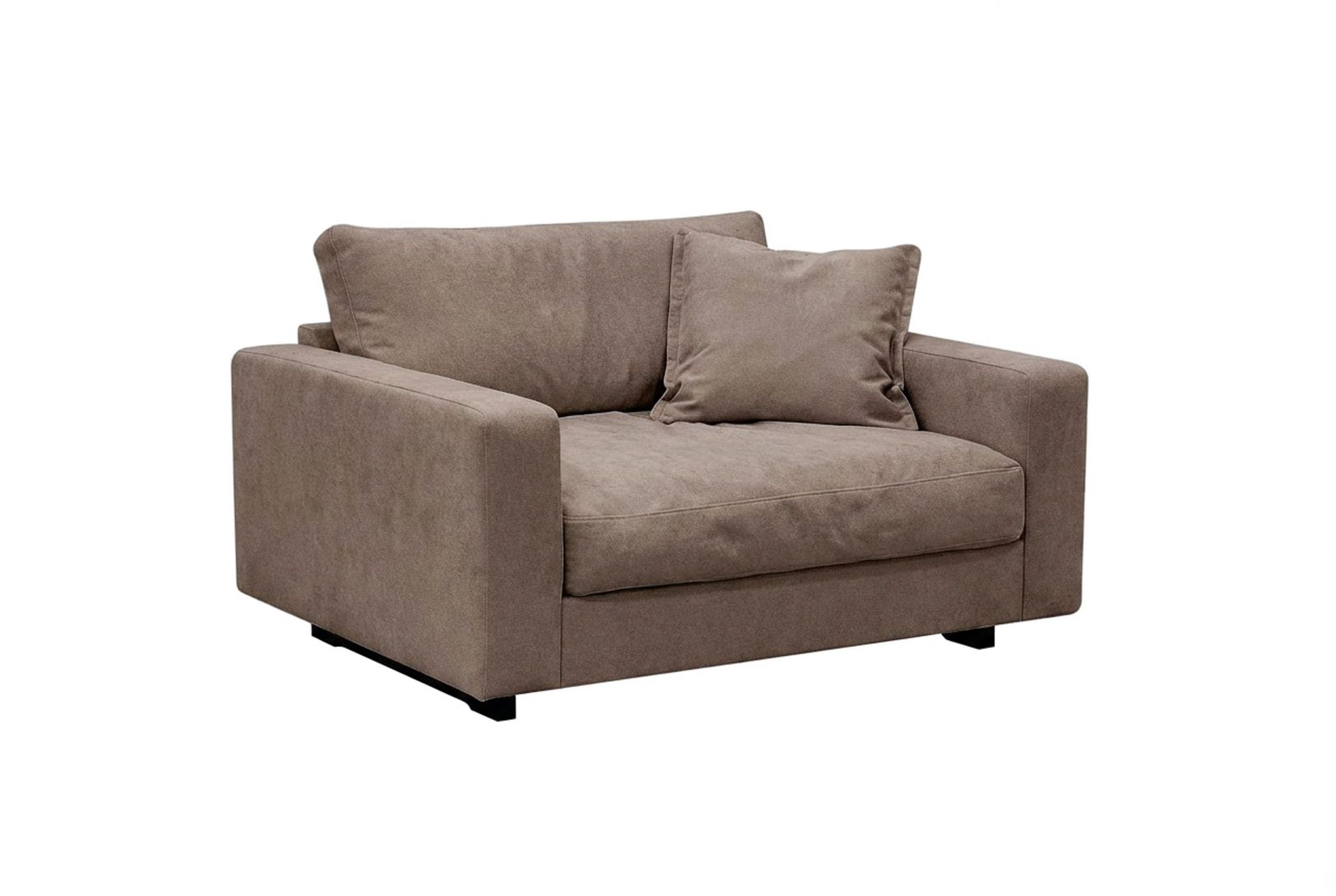 valencia extra djup fåtölj i chenille - mörkbrun