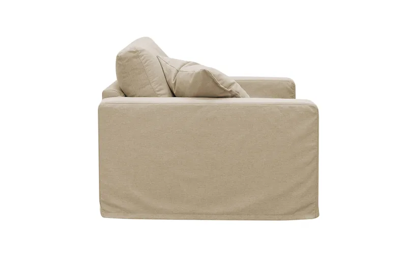 Valencia Extra Djup Fåtölj med avtagbar och tvättbar klädsel - Beige - Möbler - Vardagsrum - Fåtöljer