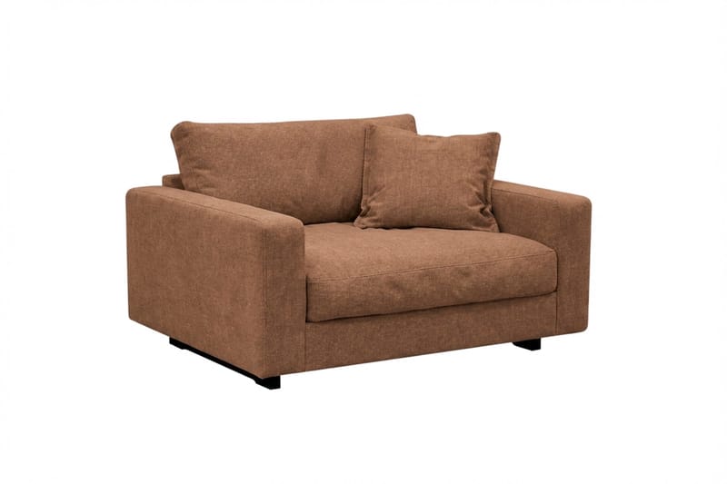 Valencia Soffgrupp Extra Djup 3-sits Soffa + Fåtölj i Chenille - Rostbrun - Möbler - Vardagsrum - Soffgrupper