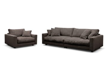 Valencia Soffgrupp Extra Djup 4-sits Soffa + Fåtölj - Taupe - Möbler - Vardagsrum - Soffgrupper