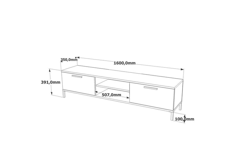 Vardagsrum Möbelset Galloway Atlantisk Furu / Antracit - Grå - Möbler - Vardagsrum - Möbelset för vardagsrum