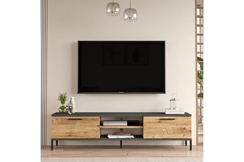 Vardagsrum Möbelset Galloway Atlantisk Furu / Antracit - Grå - Möbler - Vardagsrum - Möbelset för vardagsrum