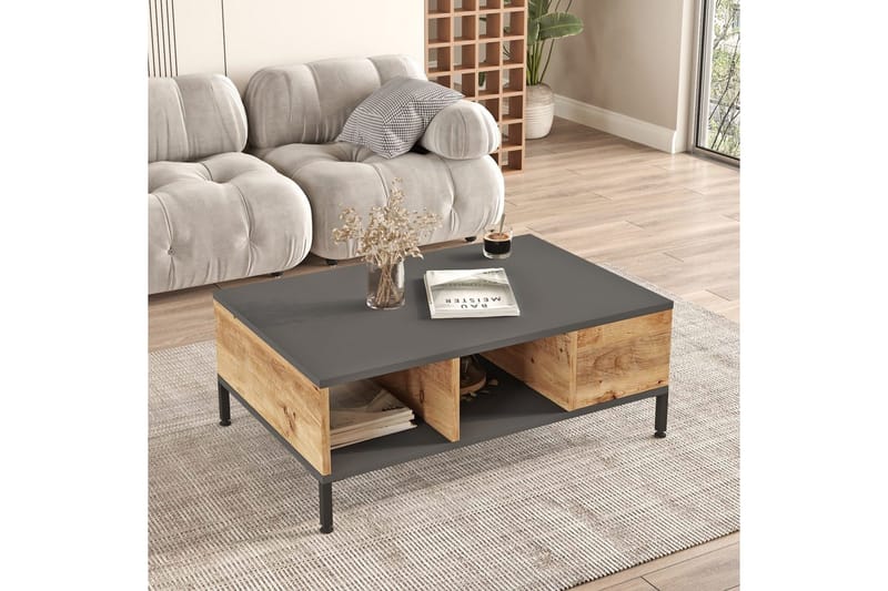 Vardagsrum Möbelset Galloway Atlantisk Furu / Antracit - Grå - Möbler - Vardagsrum - Möbelset för vardagsrum