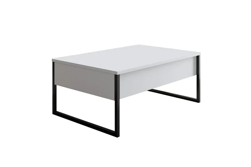 Vardagsrum Möbelset Masafumie Set Vit / Svart - Vit / Svart - Möbler - Vardagsrum - Möbelset för vardagsrum