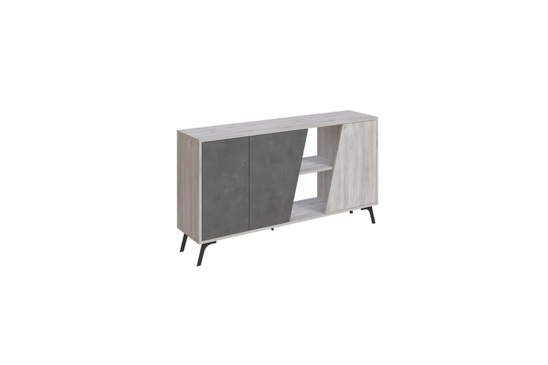 FIONE Konsollbord 150x82 cm Vit/Grå - Bord - Avlastningsbord & konsolbord - Hallbord