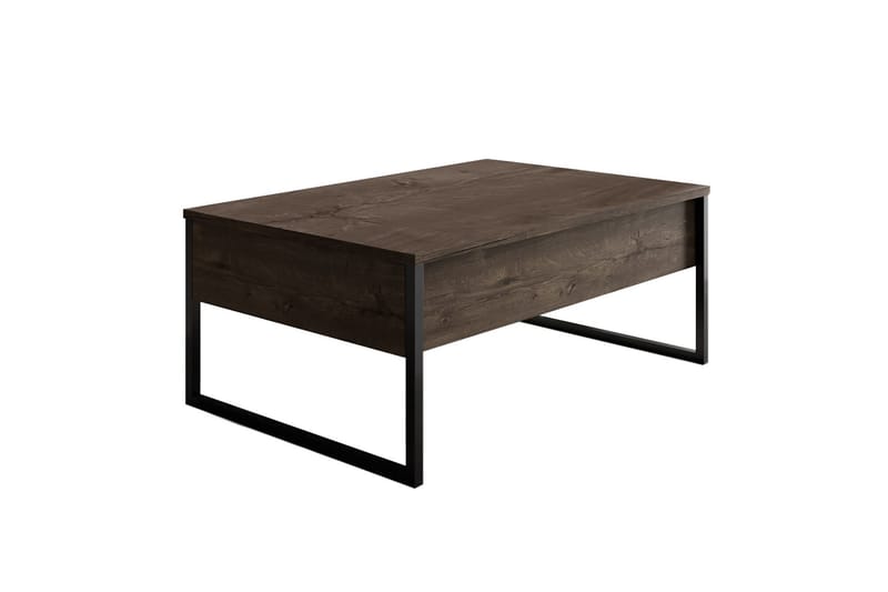 LUXE Soffbord 90x40 cm Brun/Svart - Bord - Soffbord