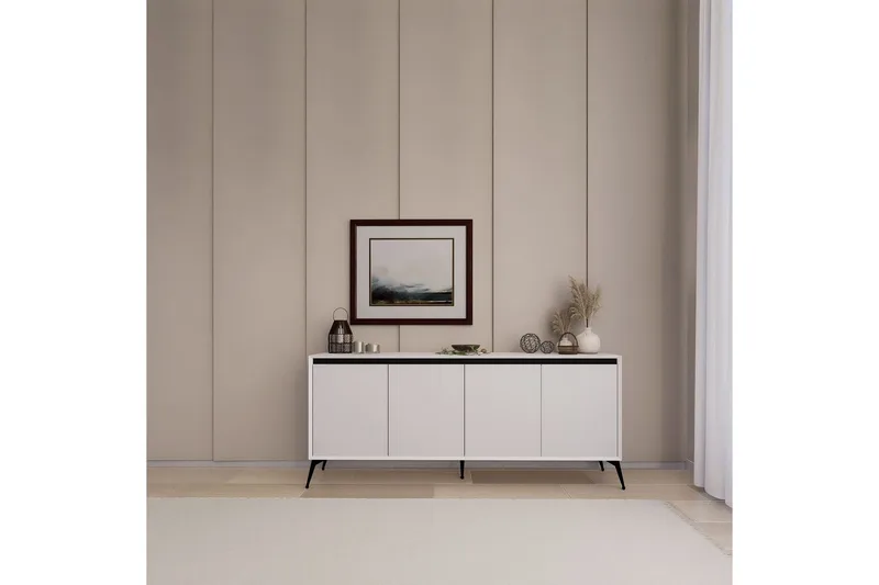 Adilen Konsollbord 180 cm - Vit - Möbler - Vardagsrum - Soffbord & vardagsrumsbord - Avlastningsbord & konsolbord