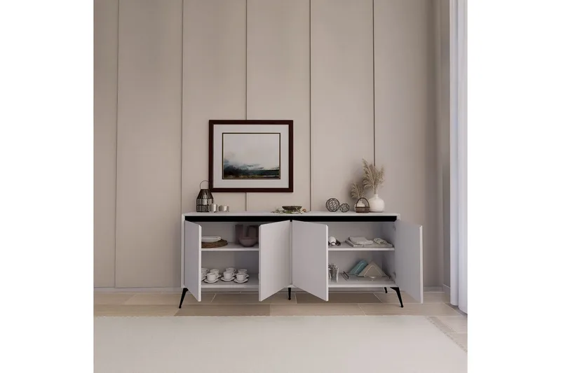 Adilen Konsollbord 180 cm - Vit - Möbler - Vardagsrum - Soffbord & vardagsrumsbord - Avlastningsbord & konsolbord