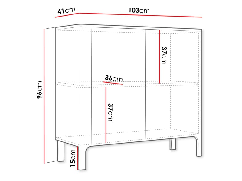 Aggarwal Skänk 103 cm - Förvaring - Förvaringsmöbler - Byrå